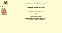 Desktop Screenshot of 2005.schachgesellschaft.de